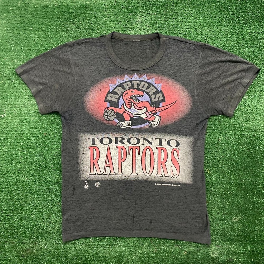 Vintage 80s Toronto Raptors Shirt Single Stitch NBA Logo Tee